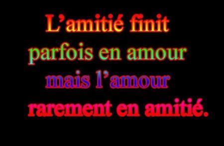 AMITIE = AMOUR